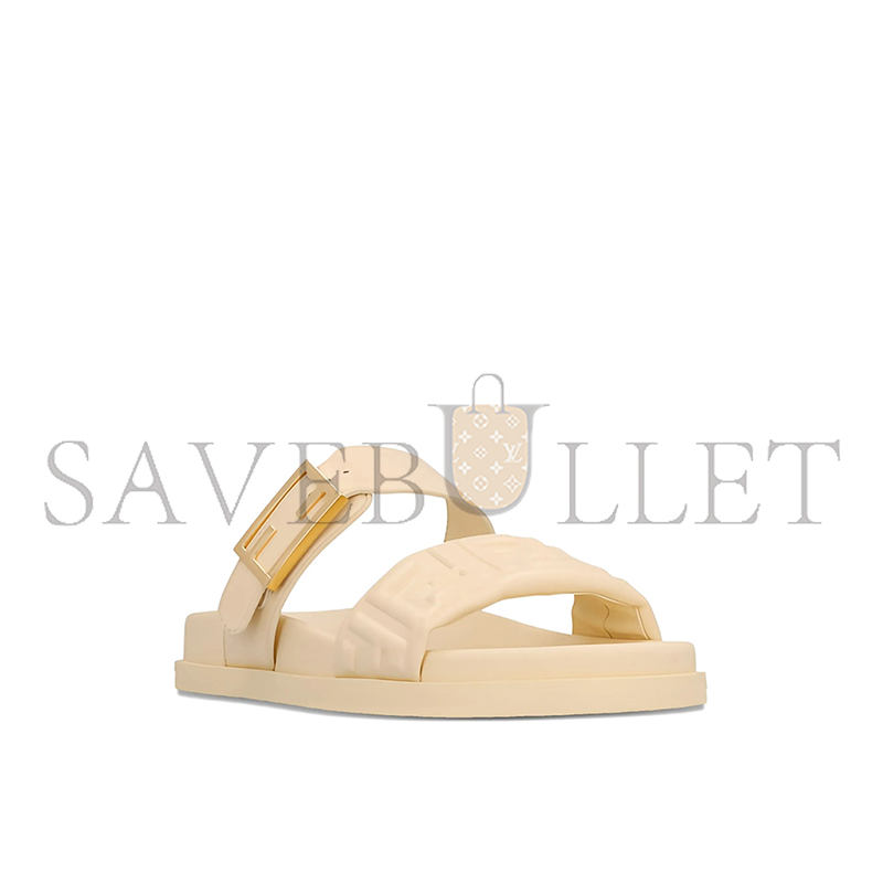F**di buckle-embellished logo sandals